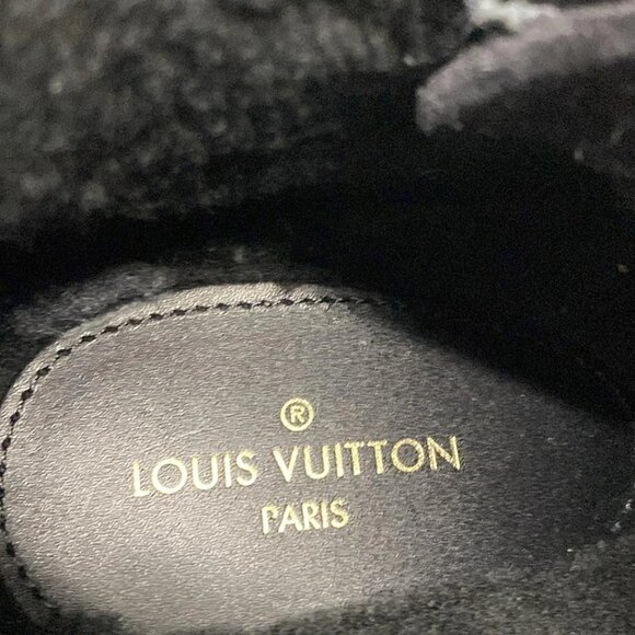 LOUIS VUITTON Cozy Line Boots Black Dark Brown - Men's Boots 684-080825 - Picture 12 of 13